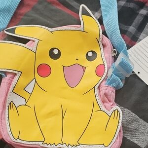 Pikachu Purse- Yellow and Pink